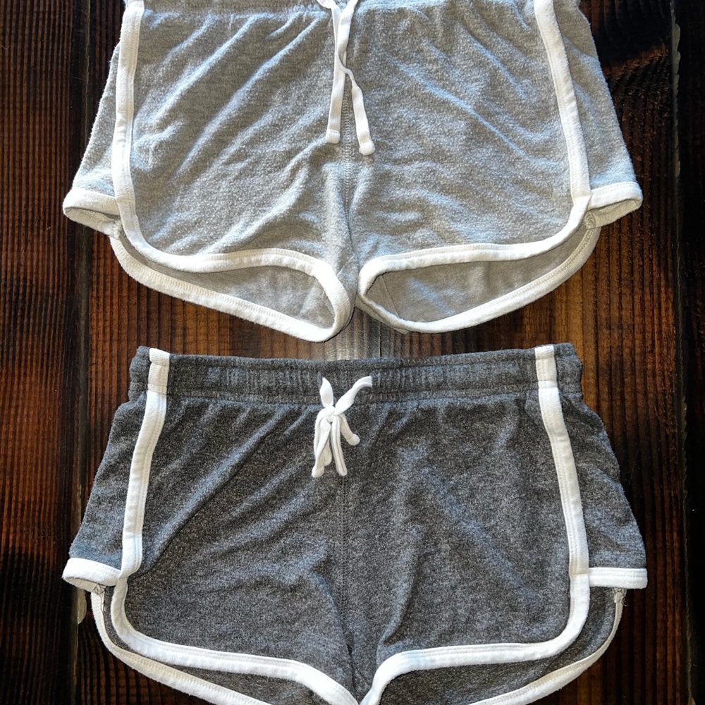 Women's Shorts in Dark and Light Gray